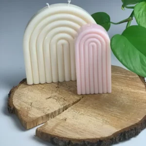 Zestaw świec sojowych - Tęcza