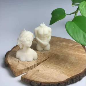 Zestaw świec sojowych - Kobieta i Mężczyzna