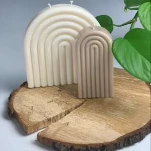 Zestaw świec sojowych - Tęcza