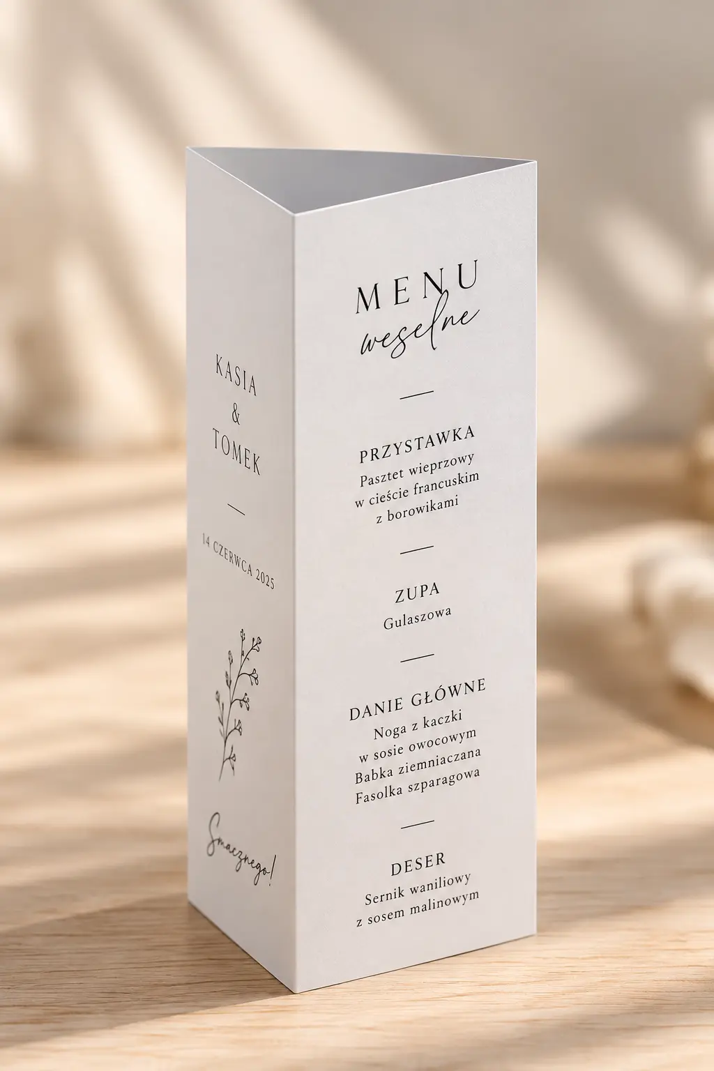 menu - zdjęcie
