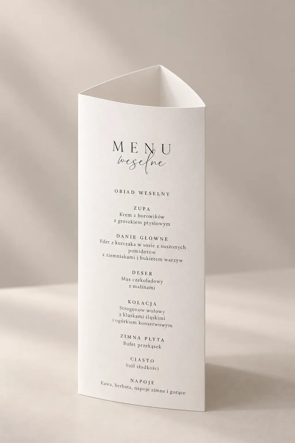 menu - zdjęcie