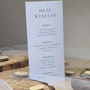 Menu - zdjęcie