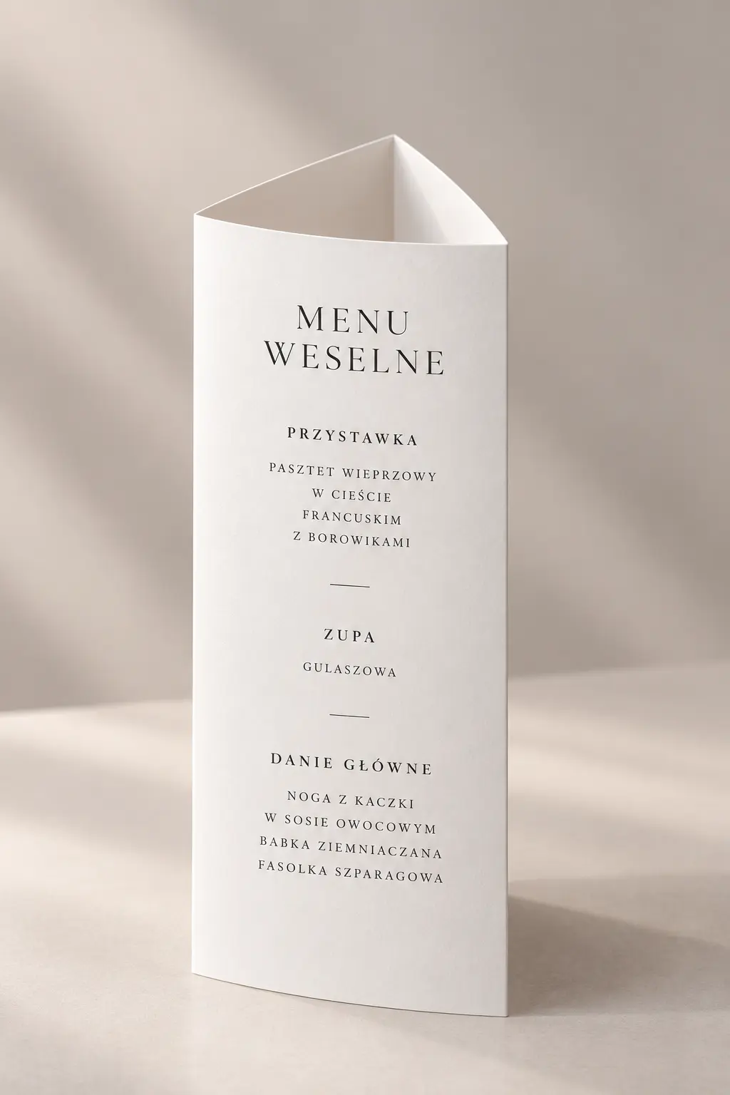 menu - zdjęcie